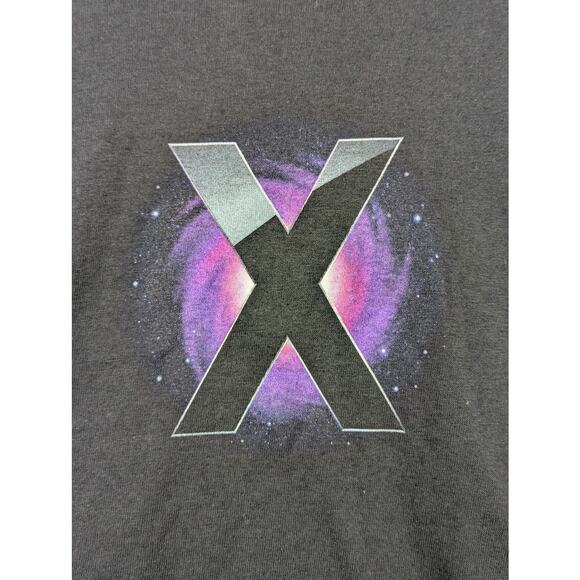 Vintage Apple Mac OS X T-Shirt Men's MEDIUM Black Leopard 2007 iPhone Release - Picture 3 of 7